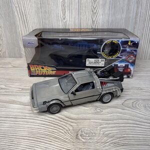 Back to the Future Jada Toys Hollywood Rides 1:24 Diecast Car Time Machine DMC
